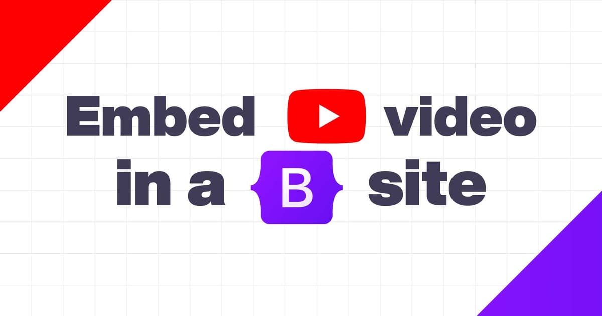 Responsive YouTube Embedding with Bootstrap
