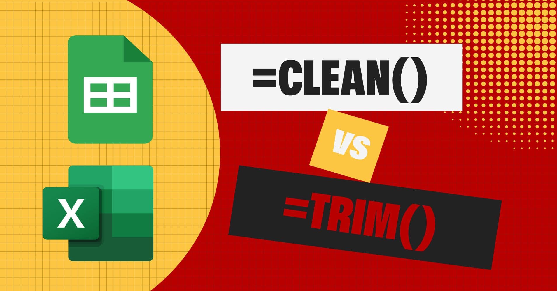 Excel Tutorial β How to Clean Data with the TRIM() and CLEAN() Functions